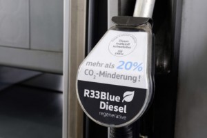 New regenerative R33 BlueDiesel fuel helps reduce CO2 emissions