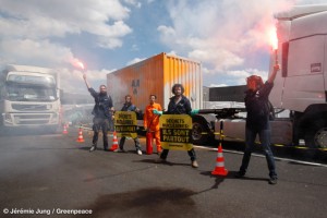 Action Greenpeace Déchets nucléaires