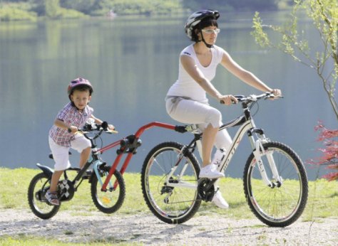 Follow Me système de remorquage vélo enfant